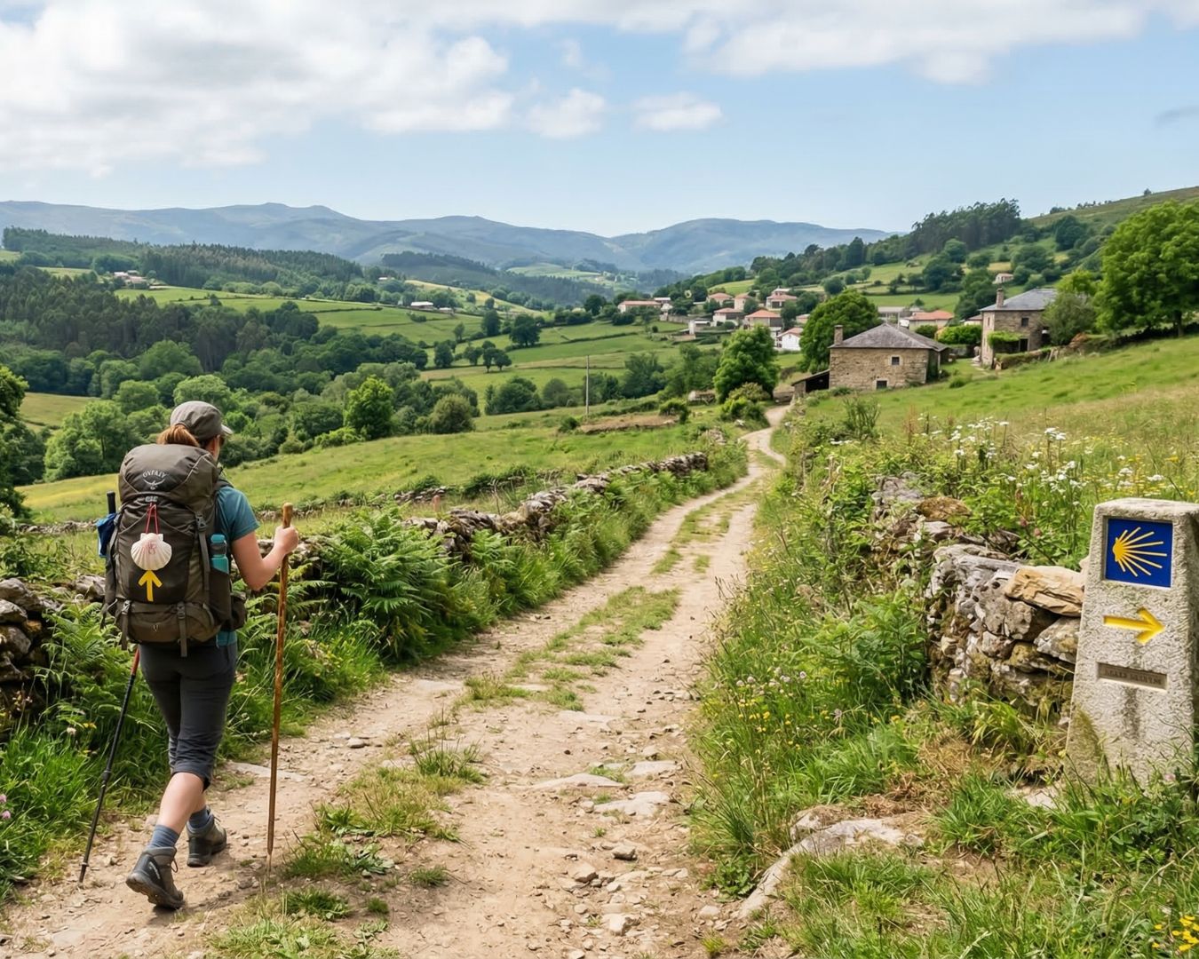 Calzados para el Camino de Santiago con una guía y recomendaciones para hacerlo lo mejor posible