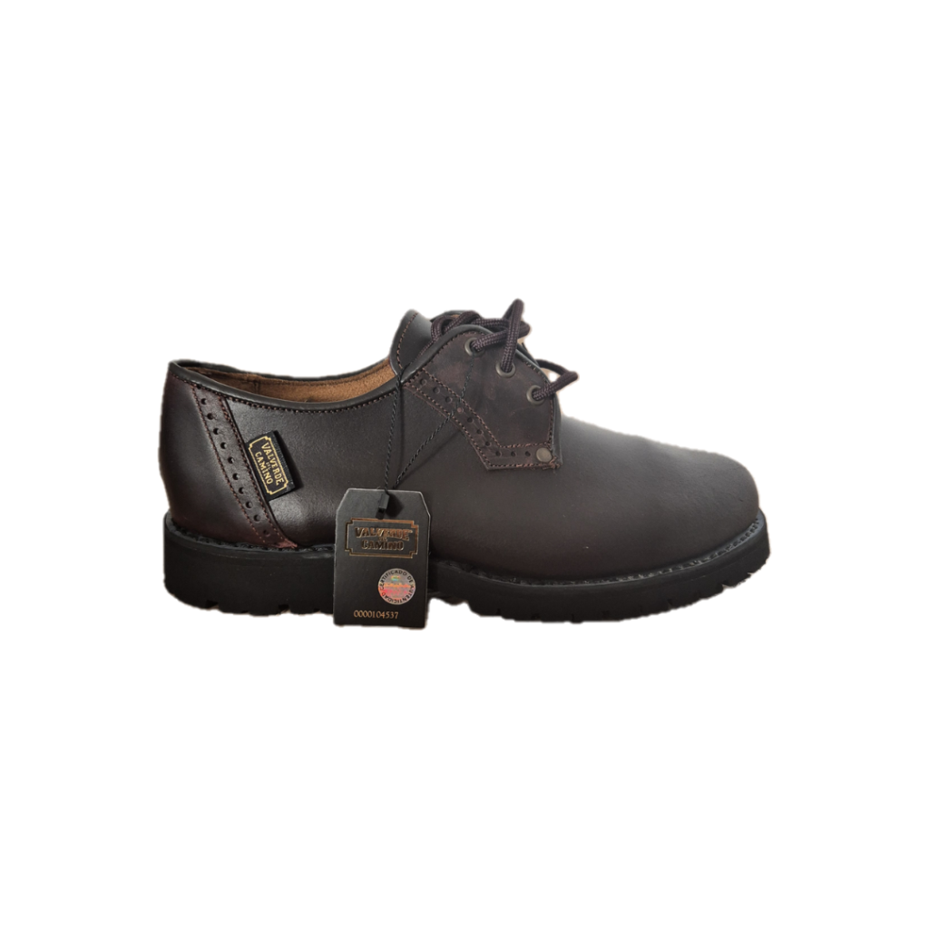 Zapatos Valverde del Camino en Piel Engrasada Castaña