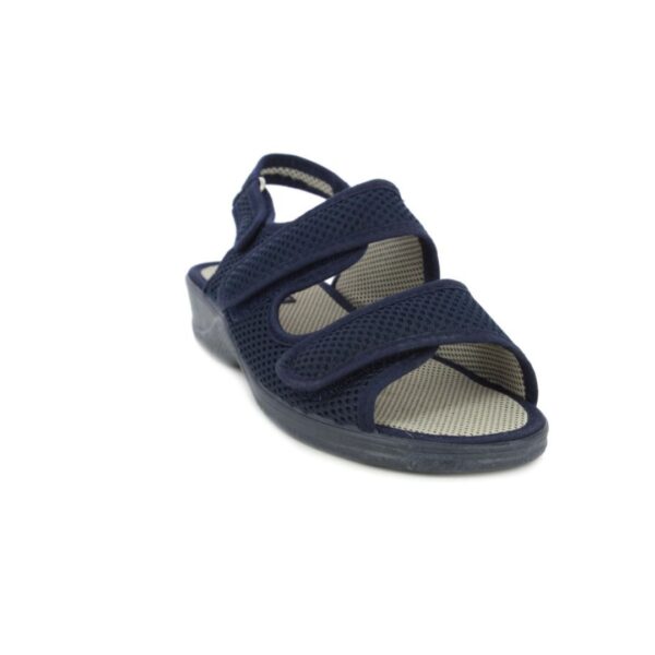 Sandalias Doctor Cutillas Mujer Marino | Triple velcro