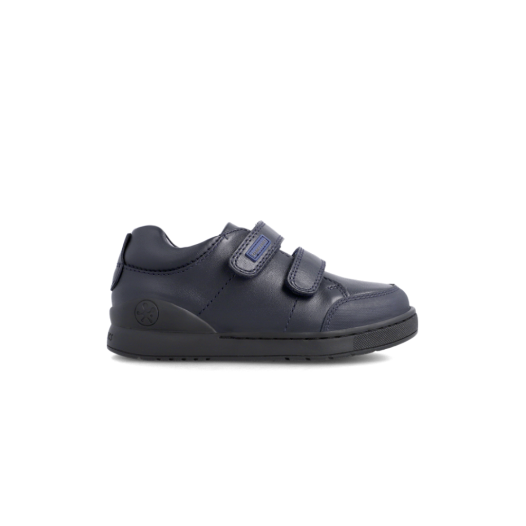 Zapatos escolares Biomecanics niño azul marino con doble velcro