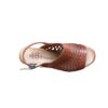 Sandalia tacon 48h (5) Sandalias cómodas mujer | 48 Hours piel color cuero, tacón ancho