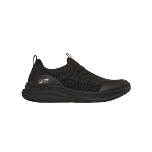 Skechers BOBS Moda Flex Chi Mujer | Zapatillas negras sin cordones