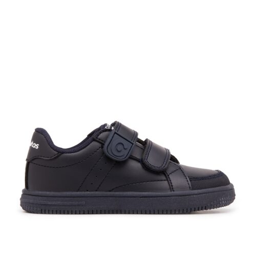 328001 FN Zapatillas colegiales respetuosas Conguitos azul marino con doble velcro
