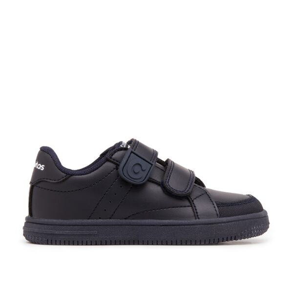 Zapatillas colegiales respetuosas Conguitos azul marino con doble velcro