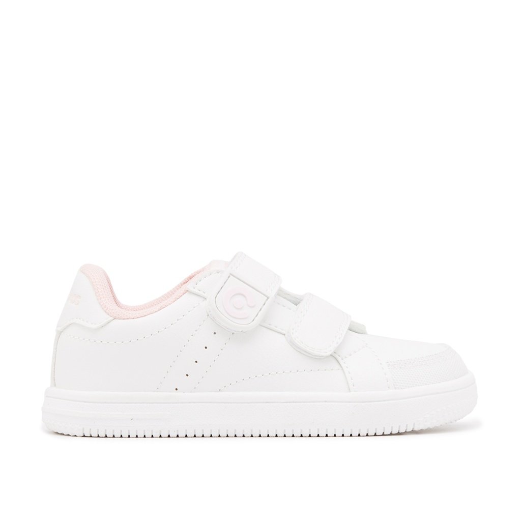 Zapatillas respetuosas niña Conguitos | Blanco y rosa