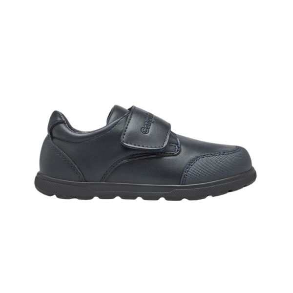 CONGUITOS_340003_NAVY Zapatos colegiales respetuosos niño Conguitos azul marino con velcro