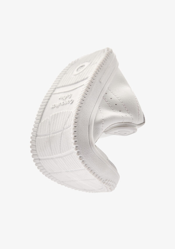 Zapatillas colegiales respetuosas blancas y grises | Conguitos