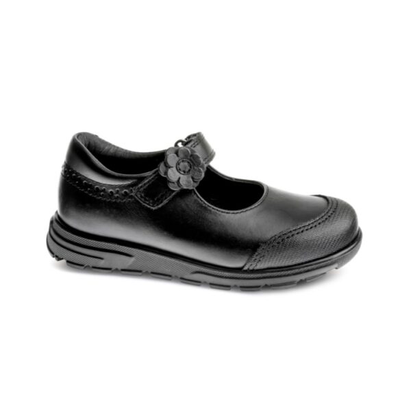 Zapatos colegiales negros niña Pablosky 334010 con velcro