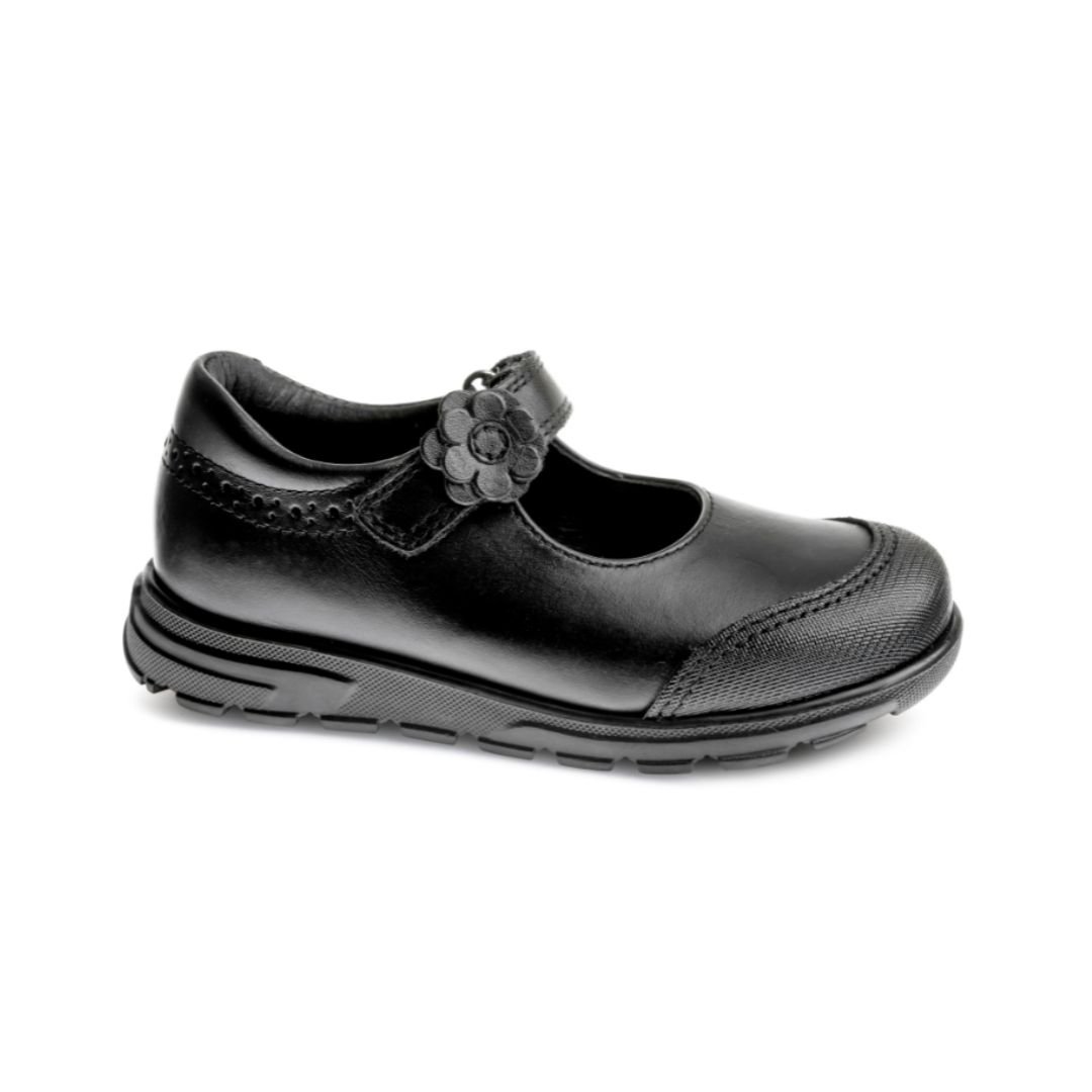 Zapatos colegiales negros niña | Pablosky 334010