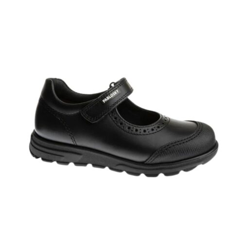 Merceditas colegiales negras Pablosky 334110 con velcro