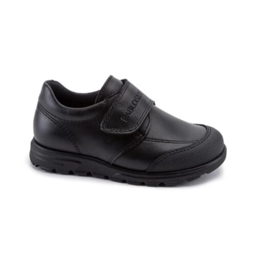 Zapatos colegiales niño negros Pablosky 334510 con velcro