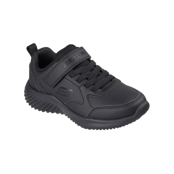 Zapatillas escolares niño | Skechers Bounder negras con velcro