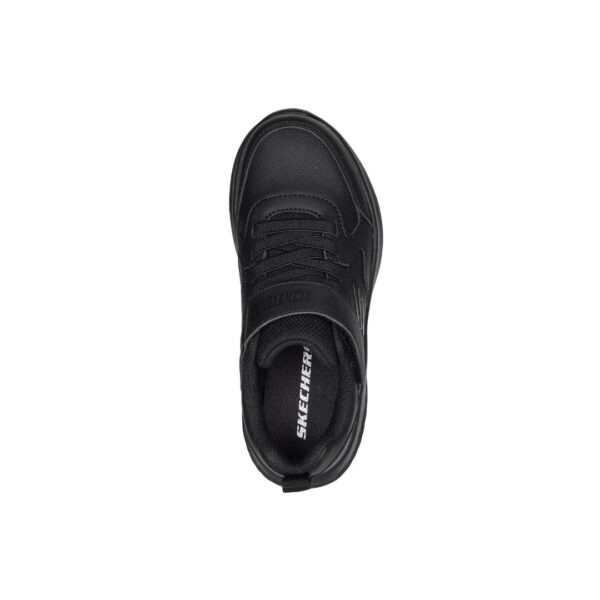 Zapatillas escolares niño | Skechers Bounder negras con velcro