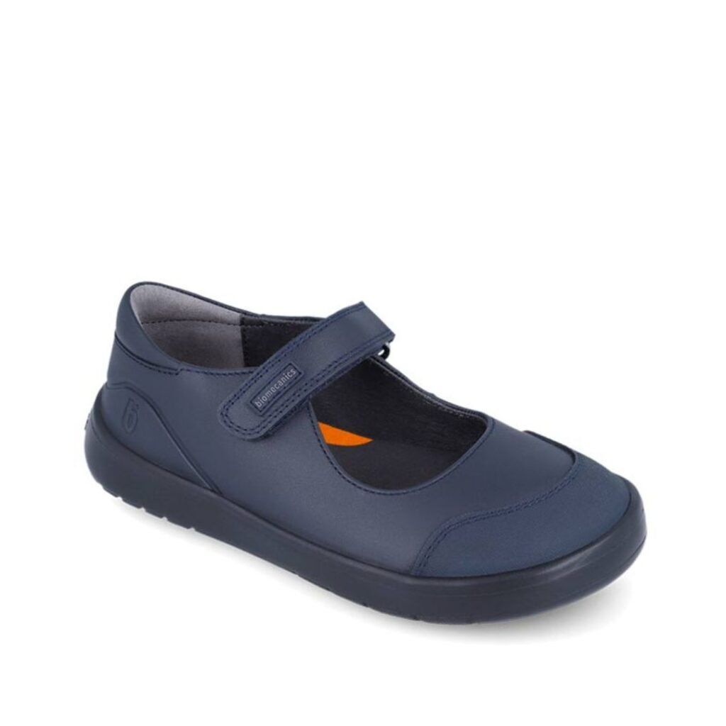 Merceditas colegiales respetuosas Biomecanics azul marino con velcro