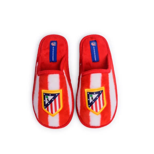 Zapatillas de casa Atlético de Madrid oficiales CFA23AT rojo y blanco