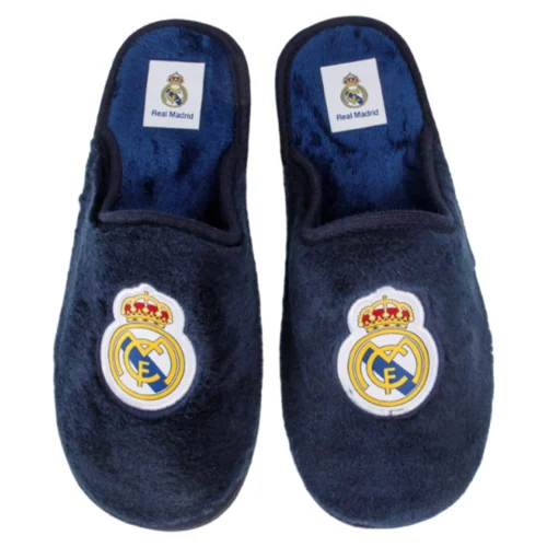 Zapatillas de casa Real Madrid oficiales CFRM18 azul marino