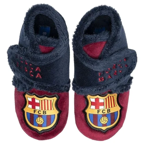 Zapatillas de casa FC Barcelona niño oficiales CPC5 con velcro
