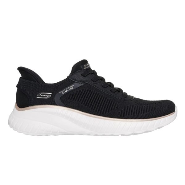 Skechers BOBS Sport Squad Chaos Slip-ins mujer negro y oro