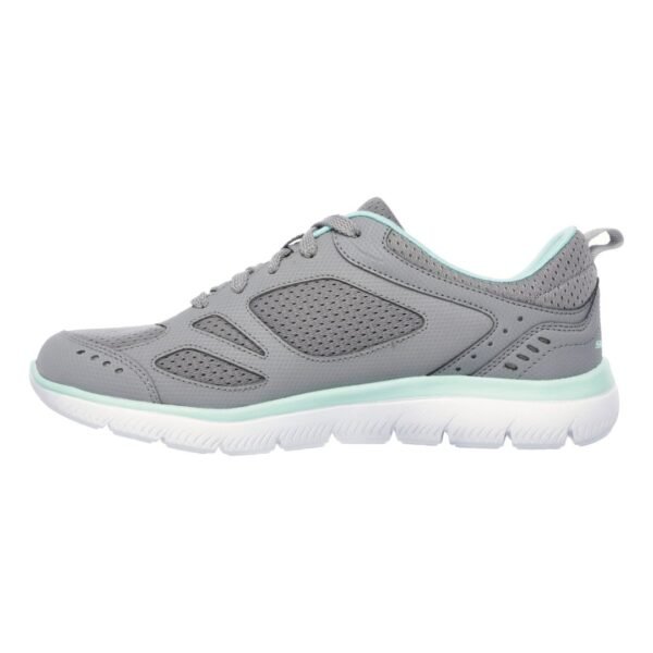 SKECHERS_12982_GYTQ (1) Skechers Summits Suited Gris/Turquesa
