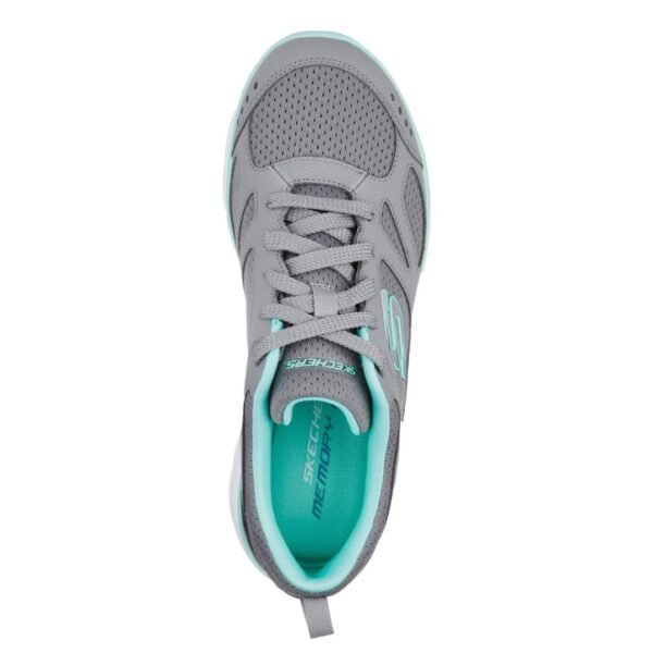 SKECHERS_12982_GYTQ (2) Skechers Summits Suited Gris/Turquesa