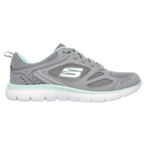 Skechers Summits Suited mujer gris y turquesa 12982 GYTQ