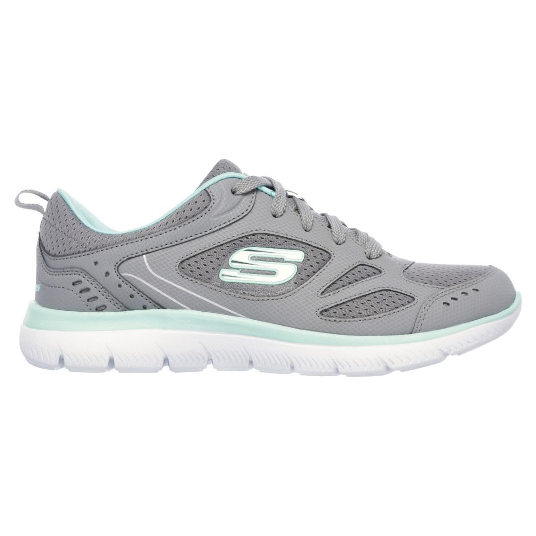 Skechers Summits Suited Gris/Turquesa