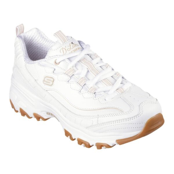 SKECHERS_149807_WHT (1) Skechers D'Lites Good Neutral Blanco